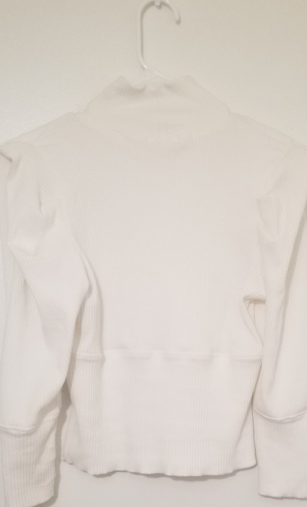 White Turtleneck Vintage Blouse
